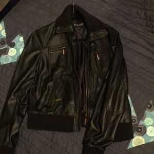 Express Black Leather Jacket